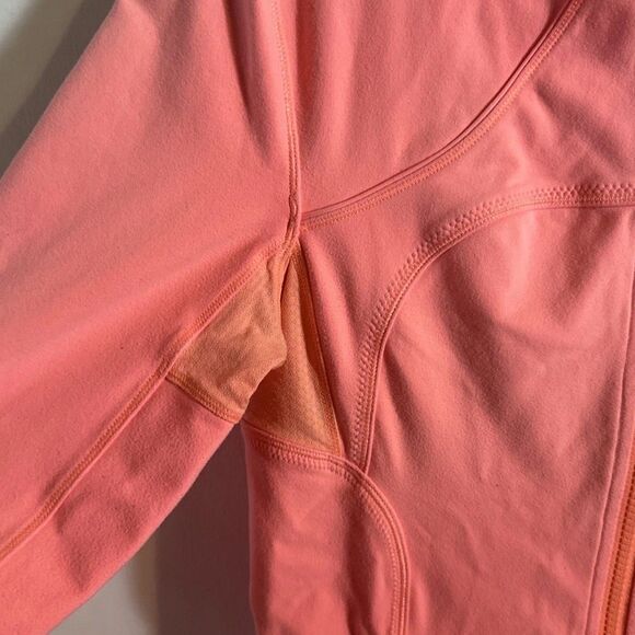 LULULEMON Forme Jacket Pop Orange Size 8 - Picture 6 of 9